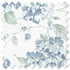 Shabby Chic by Rachel Ashwell Romantic Rose, Blue - Made to Measure Curtains